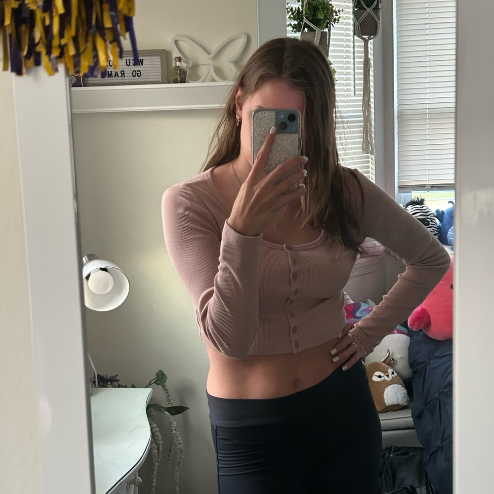 Forever 21 Pink Cropped Top